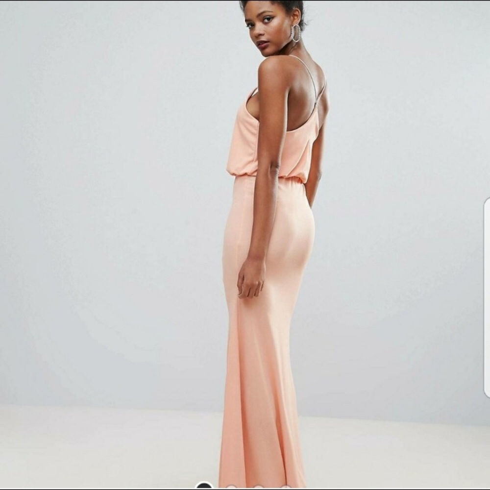 Club L peach maxi dress